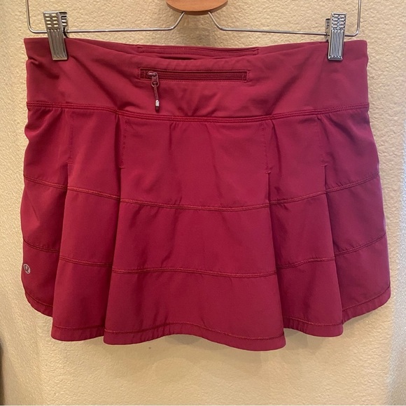 LULULEMON Women Raspberry Athletic Skort Size 6 - Picture 4 of 8